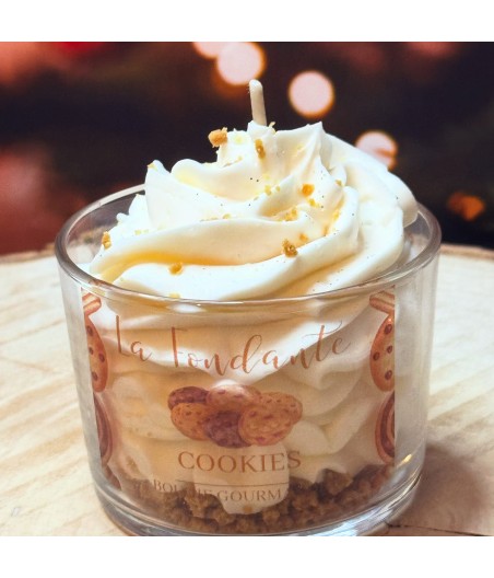 Bougie "gourmande" - Eclat de cookies